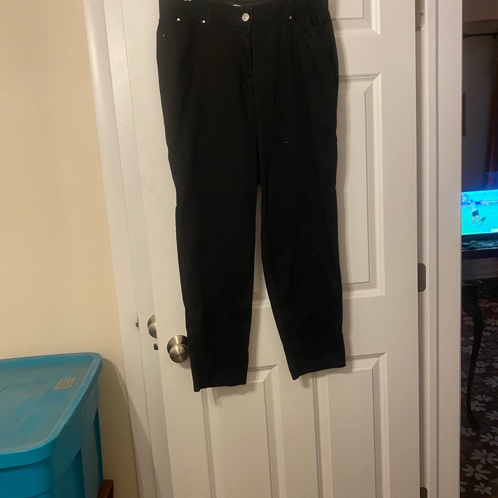 89th & Madison Classic Black Trousers size 12